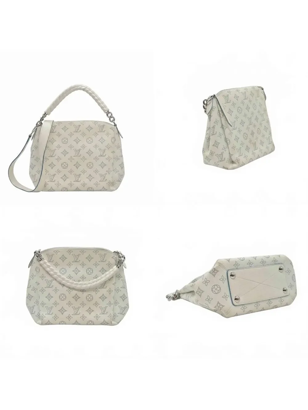 $3950 Louis Vuitton LV Monogram Babylone BB White